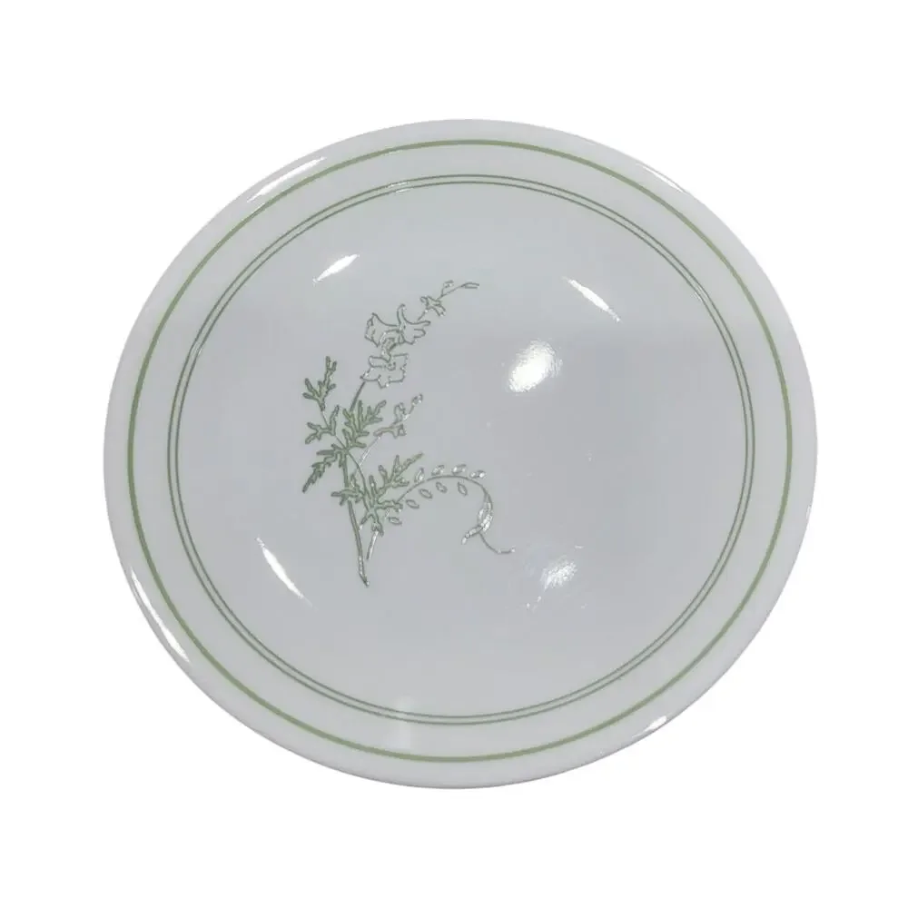 Vintage Corelle Floral Spray Plates (Qty 3 Dinner Plates & Qty 1 Luncheon Plate)